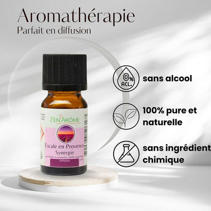 Huile essentielle Synergie Escale en Provence